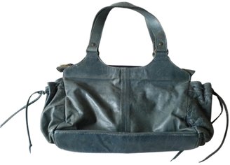 Aridza Bross Blue Leather Handbag
