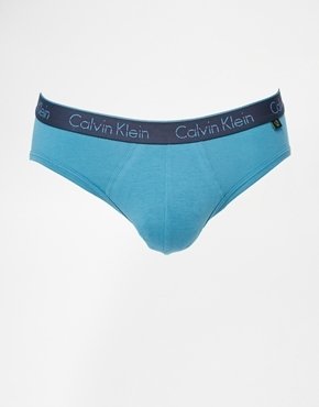 Calvin Klein Hip Trunks One Cotton - blue