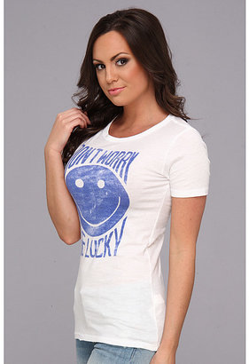 Lucky Brand Vintage Smiley Face Tee