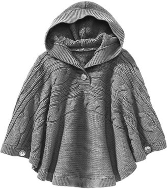Old Navy Girls Hooded Cable-Knit Ponchos