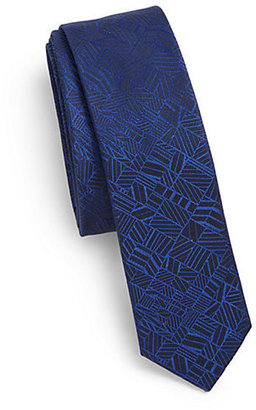 HUGO Printed Silk Tie
