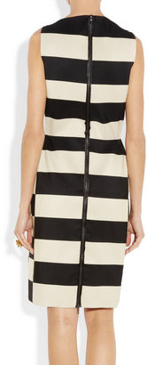 Lanvin Striped cotton-blend sheath dress