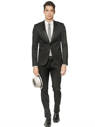 The Suits - Stretch Cotton Satin Tuxedo Suit