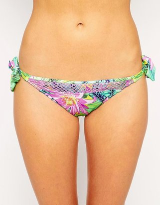 Baku Chi Chi Print Tie Side Bikini Bottom