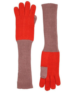 Stella McCartney Kids - Knitted Organic Cotton Long Gloves