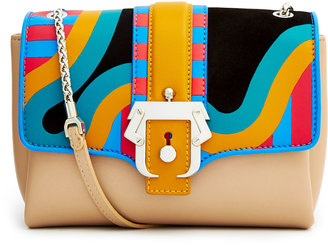 Paula Cademartori Carine Multicoloured Foldover Bag