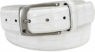 Stacy Adams Croc-Embossed Leather Belt