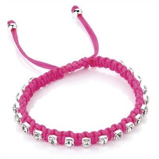 Shamballa Swesky Beautiful neon pink colour like bracelet with diamantes