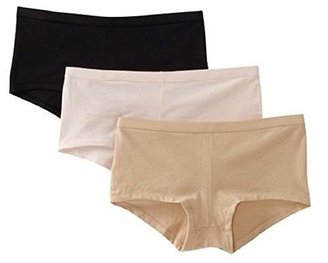 Hanes Ultimate Women's 3-Pack Soft Stretch Boy Short Panties