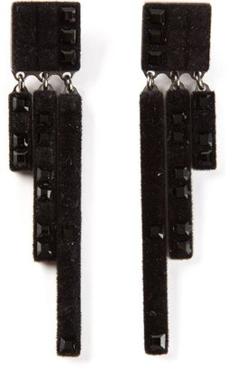 Swarovski Viktor & Rolf 'Velvet Rock' chandelier earrings