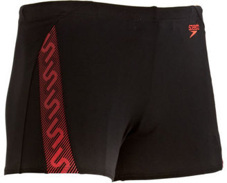Speedo Monogram Aquashort  Mens  Shorts - Black/Watermelon