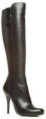 Moda In Pelle Visa Womens Black Knee High Boots In Leather