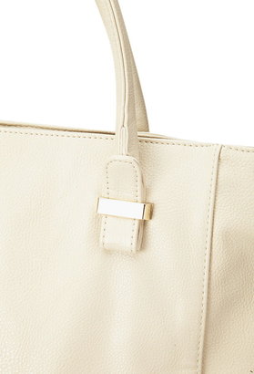Forever 21 classic faux leather tote