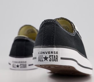 Converse Low Trainers Black Canvas