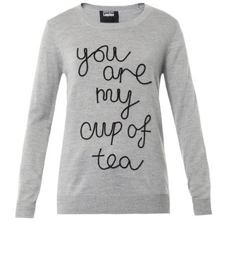 Markus Lupfer You Are My Cup of Tea wool sweater
