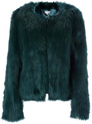 Be Beau Coloured Faux Fur Jacket