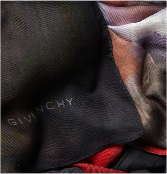 Givenchy Doberman-Print Modal and Cashmere-Blend Scarf