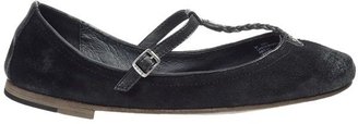Frye Carson Braided T Ballet Flats - Suede (For Women)