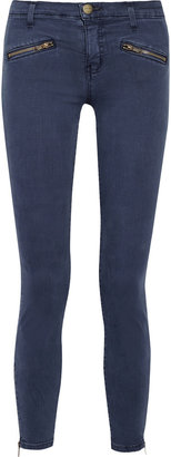 Current/Elliott The Soho Zip Stiletto mid-rise skinny jeans