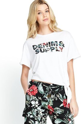 Denim & Supply Ralph Lauren Ralph Lauren Side Tie T-shirt