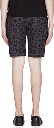 Marc by Marc Jacobs Grey Leopard Lounge Shorts