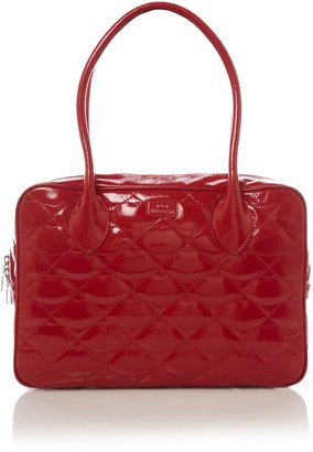 Lulu Guinness Large jenny quilted bowling bag