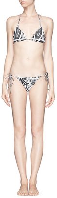Emilio Pucci Taitu print triangle bikini set