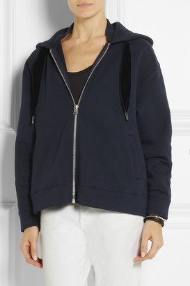 Acne Studios Oversized cotton-blend jersey hooded top