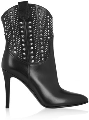 Saint Laurent Debbie studded leather ankle boots