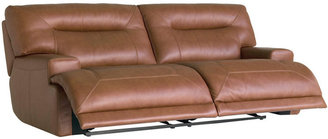 Ricardo Leather Reclining Sofa, Power Recliner 88"W x 44"D x 38"H