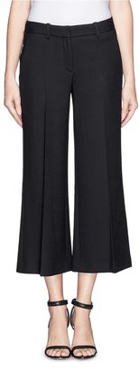 'Inza' cropped flare wool pants