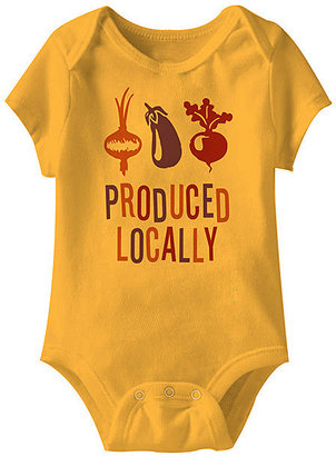 Gold 'Produced Locally' Bodysuit