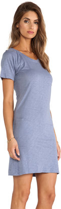 Monrow Slub Cotton Modal T-Shirt Dress