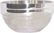 Vollrath 46591 Stainless Steel Round Double Wall Insulated Serving Bowl, 3.4-Quart