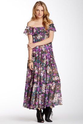 Meghan Fabulous Penelope Print Maxi Dress
