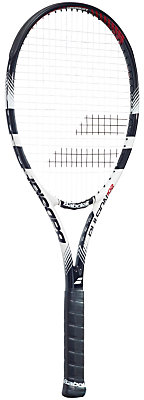 Babolat Pulsion 102 Adult Tennis Racket, White/Black