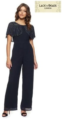 Lipsy Lace And Beads Jodie Jumpsuit