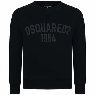 DSQUARED2 Dsquared2Boys Black Branded Sweater