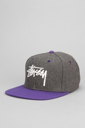Stussy Two-Tone Wool Snapback Hat