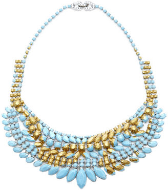 Tom Binns Gilded Pleasure Turquoise Painted Necklace