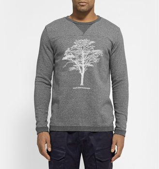 White Mountaineering Embroidered Loopback Cotton-Jersey Sweatshirt