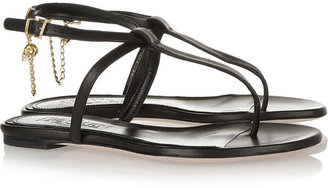 Alexander McQueen Embellished leather sandals