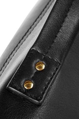 Sophie Hulme Soft Flap leather satchel