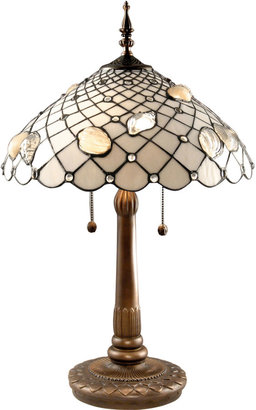 Dale Tiffany Ivory Shell Table Lamp