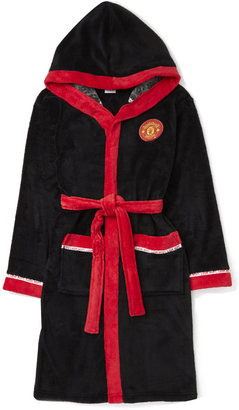 Manchester United® Boys Black Dressing Gown