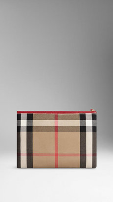 Burberry Large House Check Beauty Wallet