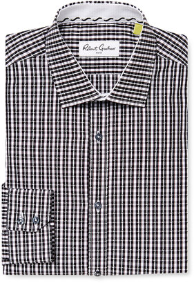 Robert Graham Todd Checkered Cotton Dress Shirt