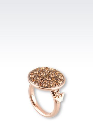 Accessories Ring In Gold-Plated Steel And Topaz