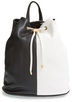 Deux Lux 'Mod' Colorblock Faux Leather Backpack