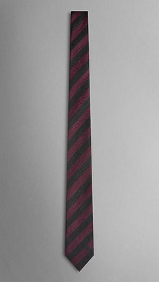 Burberry Diagonal Stripe Silk Tie